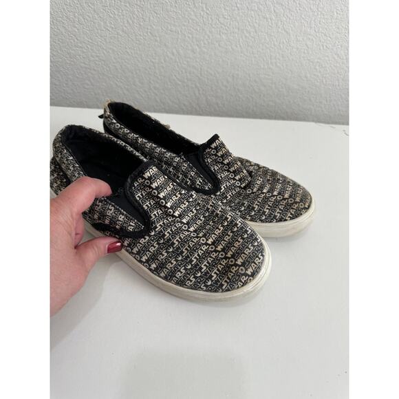 Disney Star Wars Print Slip-On Sneakers Gap-Kids 4 - Picture 4 of 9